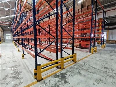 Esnek Bariyer Depo Forklift Darbe Koruması Güvenlik Korkuluğu Çarpışma Önleme